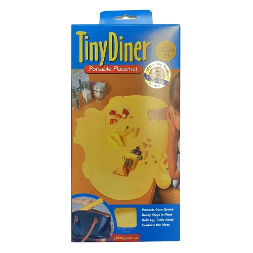 Tiny Diner alátét mosható mûanyag sárga