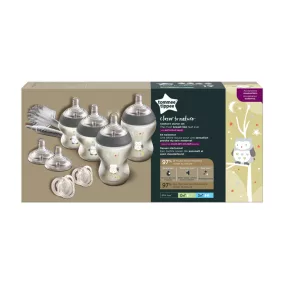   Tommee Tippee újszülött cumisüveg kezdõ szett CTN (9 db) szürke bagoly