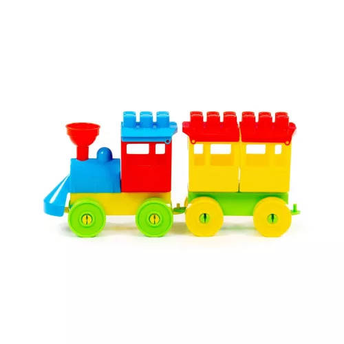 Moni Polesie műanyag kisvonat 1 vagonnal