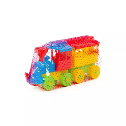 Moni Polesie műanyag kisvonat 1 vagonnal