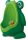 FreeON Happy Frog kisfiú piszoár - Zöld