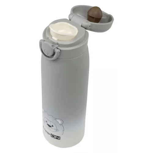 FreeON thermo kulacs 480ml- Szürke oroszlán