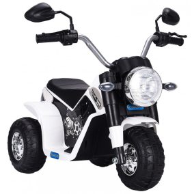   Apollo elektromos gyerekmotor 3 kerekű visszapillantóval Ocie - Fehér