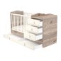 Timba Kombinált 3 fiókos gyermekágy krém-fűz