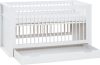 VOX Milk átalakítható 70x140-es babaágy, kiságy ágyneműtartóval - Fehér