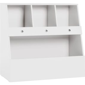 VOX Tuli nyitott játéktároló - Fehér