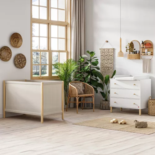 VOX Tela 60x120-as babaágy- White/Oak