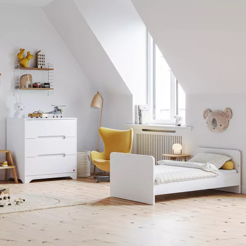 VOX Ova átalakítható 70x140-es babaágy,kiságy- White