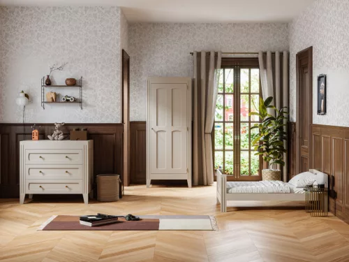 VOX Milenne átalakítható 70x140-es babaágy,kiságy- Sand beige