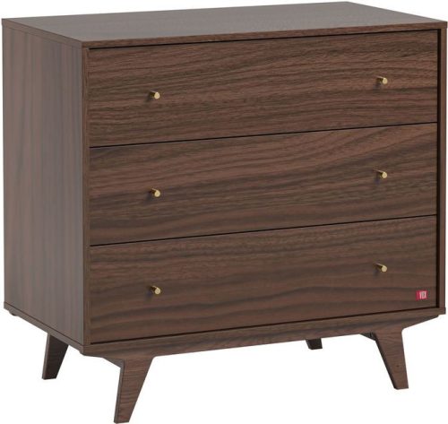 VOX Mid II komód – 3 fiókos  - dió