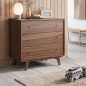 VOX Mid II komód – 3 fiókos  - dió