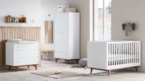 VOX Mid II pelenkázó toldalék 3 fiókos komódhoz - fehér