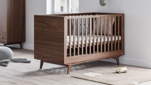 VOX Mid II átalakítható babaágy – 70×140 cm - dió