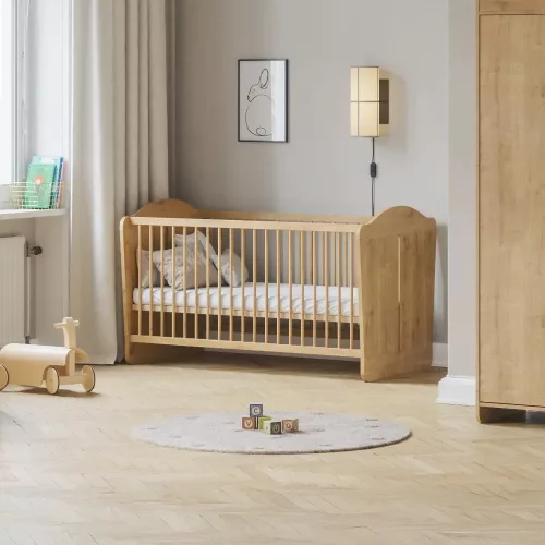 VOX Megeve átalakítható 70x140-es babaágy,kiságy- Oak