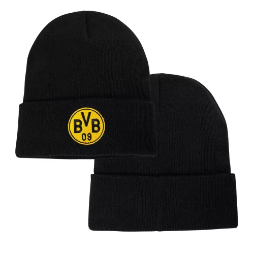Dortmund sapka kötött fekete felnőtt