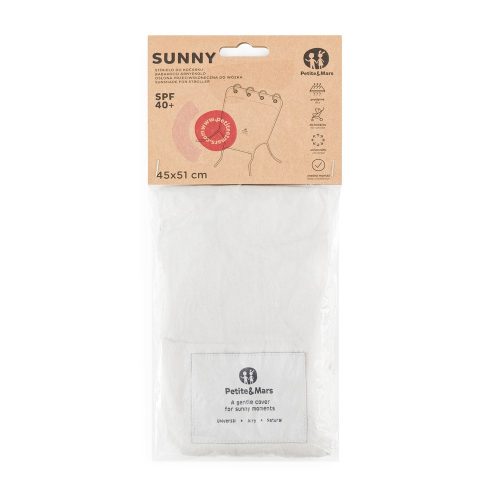 PETITE&MARS Árnyékoló babakocsira Sunny Rose Petal