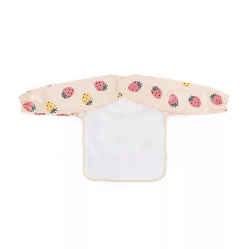 PETITE&MARS Előke hosszú ujjal Ben Beige Strawberies