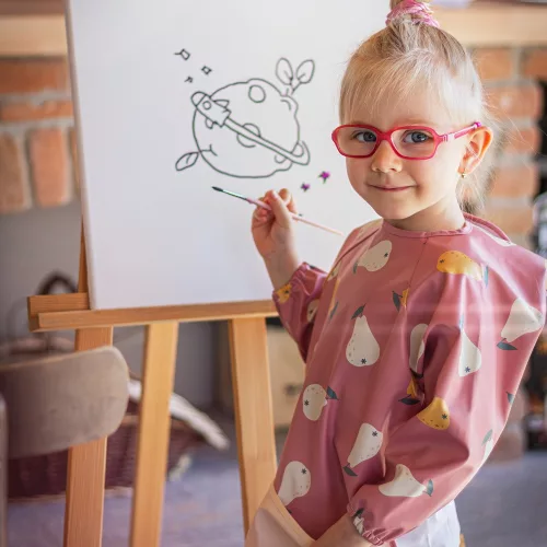 PETITE&MARS Előke hosszú ujjal Ben Pink Pears