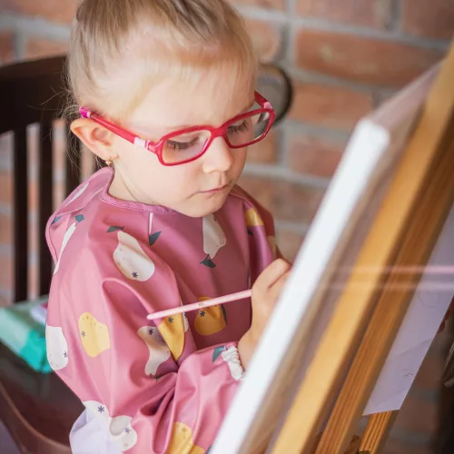 PETITE&MARS Előke hosszú ujjal Ben Pink Pears