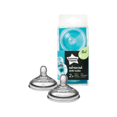 Tommee Tippee Advanced Anti-colic cumisüveg cumi  lassú folyású 2db - 0 hó