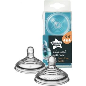 Tommee Tippee Advanced Anti-colic cumisüveg cumi gyors folyású  6 hó - 2 db