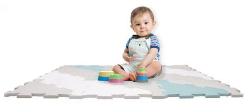 Apollo Freeplay Baby puzzle habszivacs játszószőnyeg- Kék/szürke