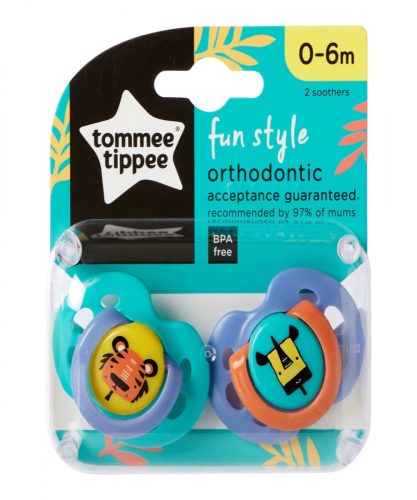 Tommee Tippee  Fun játszócumi 0-6hó 2 db