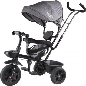   Apollo Free2Move Sport 360°-ban forgatható tricikli - Szürke-fekete