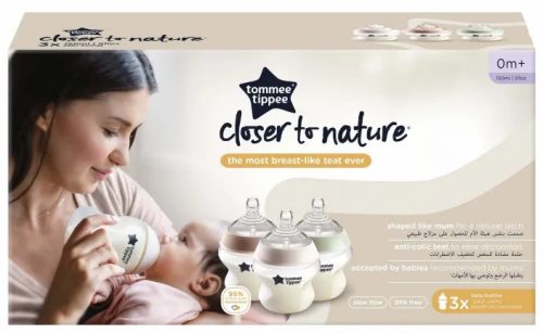 Tommee Tippee CTN cumisüveg szett 3x150 ml- Pasztell