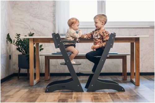 FreeON Lunch fa etetőszék- Szürke