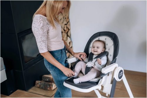 FreeON Sven Deluxe etetőszék - Szürke