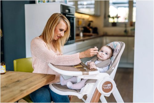 FreeON Sven Deluxe etetőszék - Barna