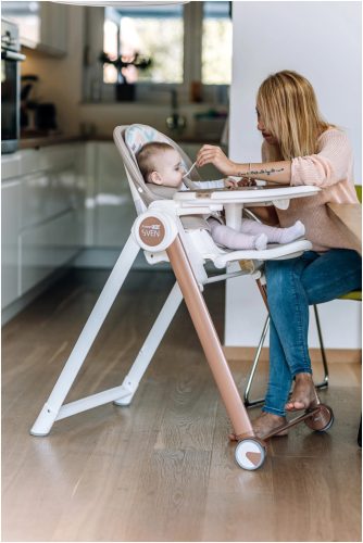 FreeON Sven Deluxe etetőszék - Barna