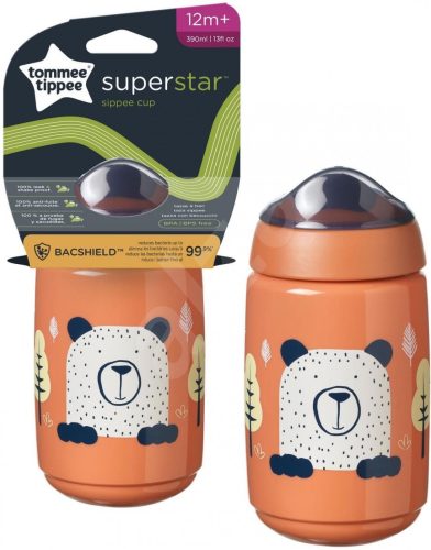 Tommee Tippee Superstar Sippee csőrös itatópohár  390 ml- narancs