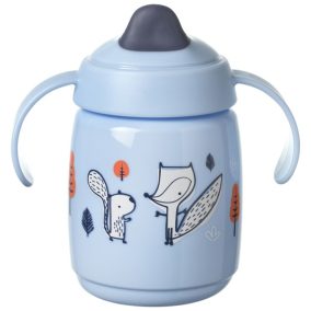   Tommee Tippee Trainer Spout csőrös pohár – Kék, 240 ml / 300 ml (6 hó+)