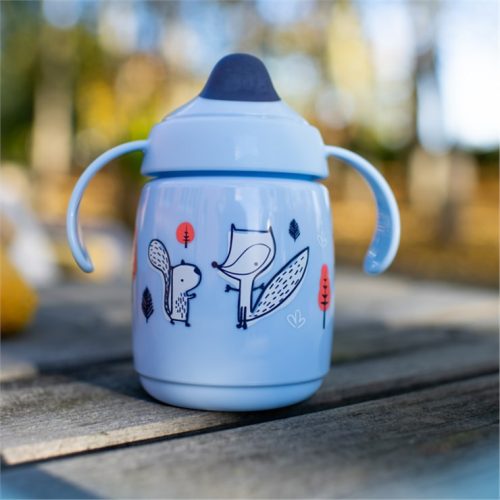 Tommee Tippee Trainer Spout csőrös pohár – Kék, 240 ml / 300 ml (6 hó+)