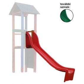   Csúszda - Beülőkaros üvegszálas 130cm induló magassághoz