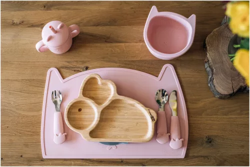 FreeON bambusz tányér-Nyuszi