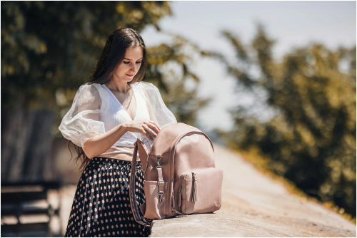 FreeON Glamour pelenkázó hátizsák- Pink