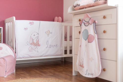 Bubaba 6 részes ágynemű szett- Bunny in love