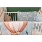 Bubaba 6 részes ágynemű szett- Flying bunny blue