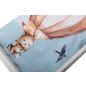 Bubaba 6 részes ágynemű szett- Flying bunny blue