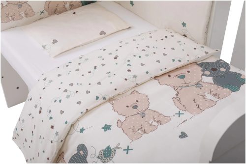 Bubaba 6 részes ágynemű szett- Romantic Teddy