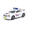 Moni Polesie műanyag rendőr sportautó fehér