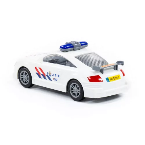 Moni Polesie műanyag rendőr sportautó fehér