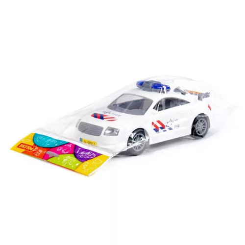 Moni Polesie műanyag rendőr sportautó fehér