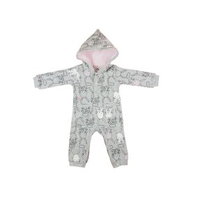 Boboli lányka kapucnis hosszú ujjú rugdalózó