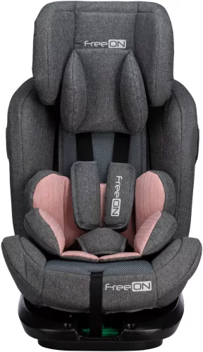 FreeON Ultima I-size biztonsági gyerekülés 40-150 cm- Grey/pink