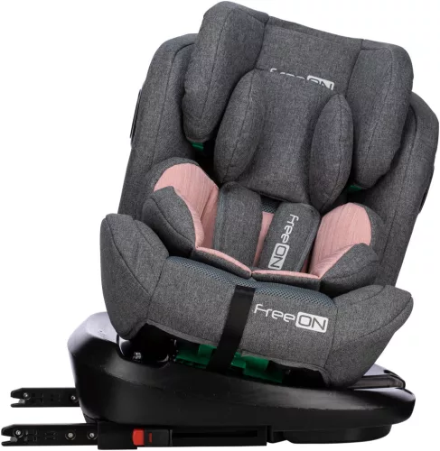 FreeON Ultima I-size biztonsági gyerekülés 40-150 cm- Grey/pink