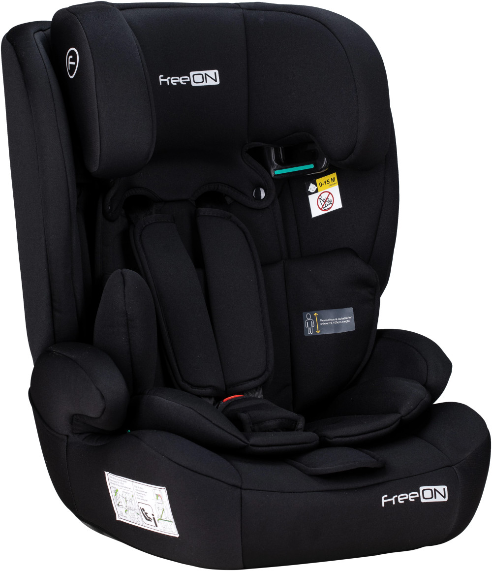 FreeON Uran gyerekülés 76-150cm- Black (49102)